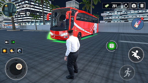 City Bus Driving and Racing ekran görüntüsü
