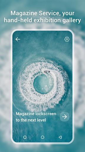 Magazine Lockscreen HiOS ekran görüntüsü
