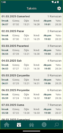 İmsakiye 2026 Namaz Vakitleri ekran görüntüsü