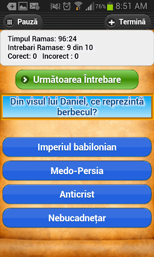 Intrebari Biblice Trivia Quiz ekran görüntüsü