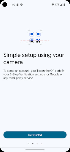 Google Authenticator ekran görüntüsü