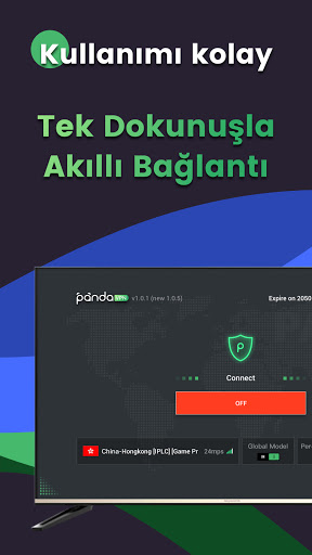 PandaVPN for TV - Easy To Use ekran görüntüsü
