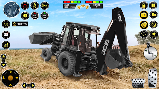 JCB İnşaat 3D : yol oyunlar ekran görüntüsü