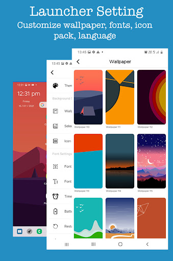 Mac OS Style Launcher -Desktop ekran görüntüsü