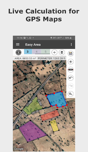 Easy Area : Land Area Measure ekran görüntüsü