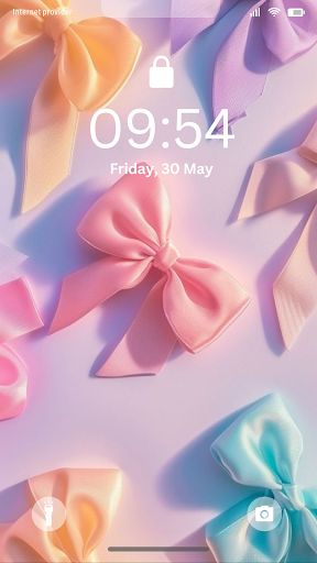Bow Wallpaper Cute Backgrounds ekran görüntüsü