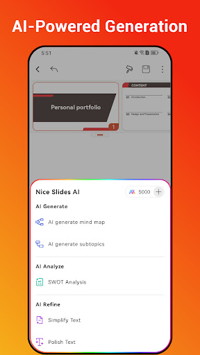 Nice Slides: Mindmap to PPT,AI ekran görüntüsü