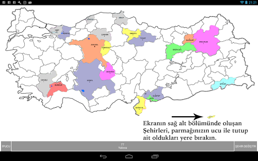 Şehir Bulma Oyunu ekran görüntüsü