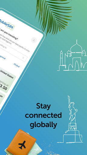 MobileSIM: Travel eSIM Data ekran görüntüsü