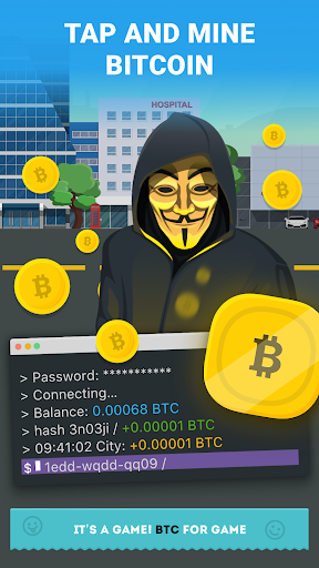The Crypto Game clicker mining ekran görüntüsü