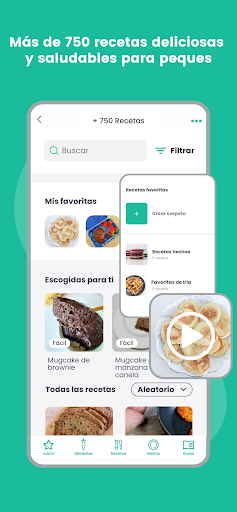 Peque Ideas nutrición infantil ekran görüntüsü