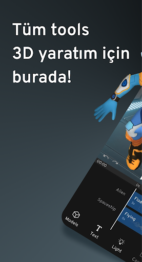 Prisma3D: Animasyon, Modelleme ekran görüntüsü