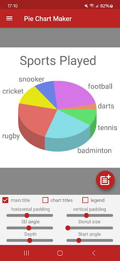 Pie Chart Maker Pro ekran görüntüsü