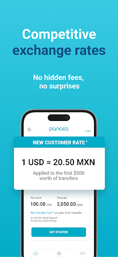 Pangea: Money Transfer App ekran görüntüsü