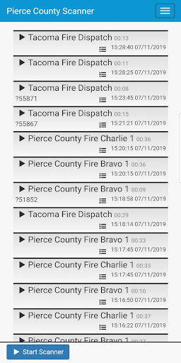 Pierce County Scanner Classic ekran görüntüsü