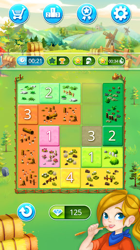 Happy Farm: fill in the fields ekran görüntüsü