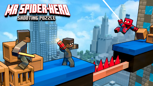Mr Spider Hero Shooting Puzzle ekran görüntüsü