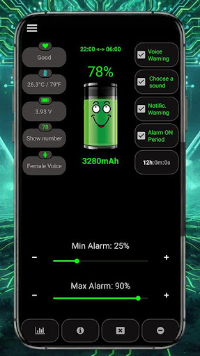 Battery Alarm PRO ekran görüntüsü
