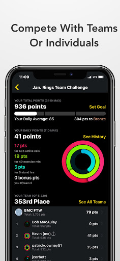 Challenges - Compete, Get Fit ekran görüntüsü