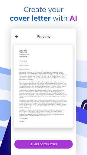 AI Resume Builder CV Maker PDF ekran görüntüsü