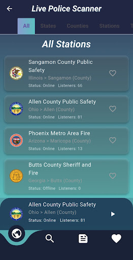 Police Scanner Live ekran görüntüsü