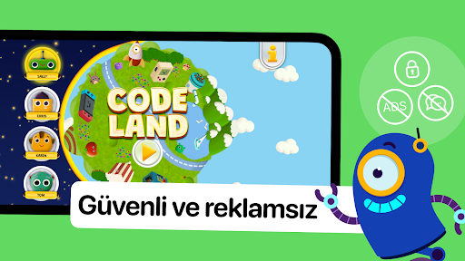 Code Land: Çocuklar kodlama ekran görüntüsü