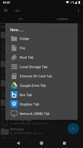 Root Explorer ekran görüntüsü