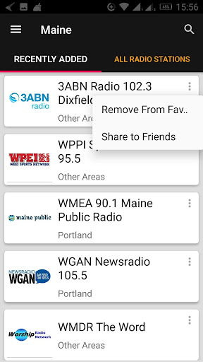 Maine Radio Stations - USA ekran görüntüsü
