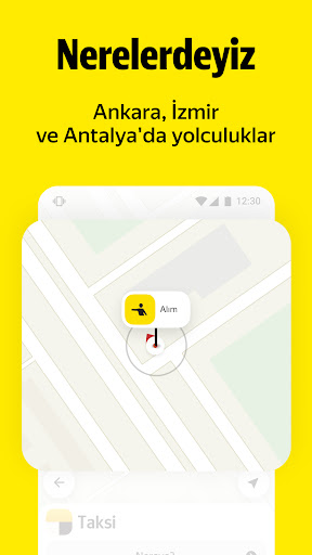 Yandex Go: Şehrindeki taksi ekran görüntüsü