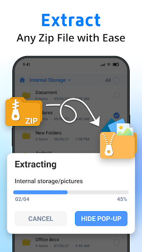File Archiver - Extract, Unzip ekran görüntüsü