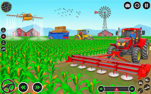 US Tractor Farming 3D Games ekran görüntüsü