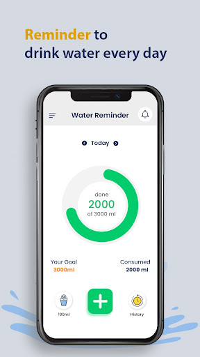 Water reminder - Daily tracker ekran görüntüsü