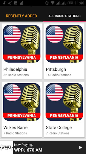 Pennsylvania Radio Stations ekran görüntüsü