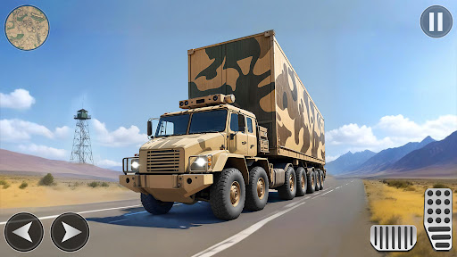 Army Cargo Truck Driving Games ekran görüntüsü