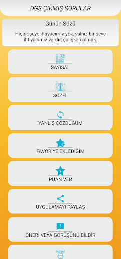 DGS Çıkmış Sorular ekran görüntüsü