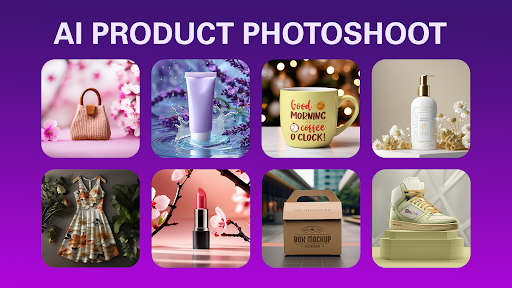 Product photo editor AI mockup ekran görüntüsü