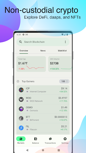Bitcoin Wallet & Crypto Market ekran görüntüsü