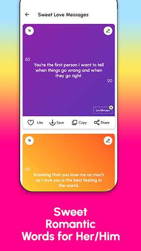 Sweet Romantic Love Messages ekran görüntüsü