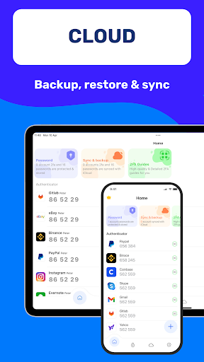 Authenticator App ekran görüntüsü