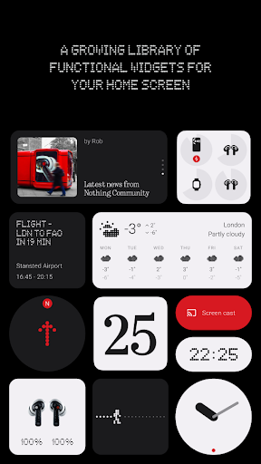 Nothing Widgets ekran görüntüsü
