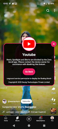 Zero Scroll: Block Short Reels ekran görüntüsü