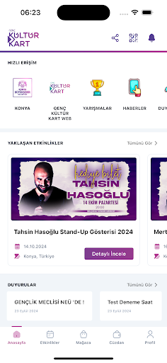 Genç Kültür Kart ekran görüntüsü