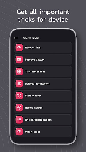Mobile Secret : Tricks & Info ekran görüntüsü