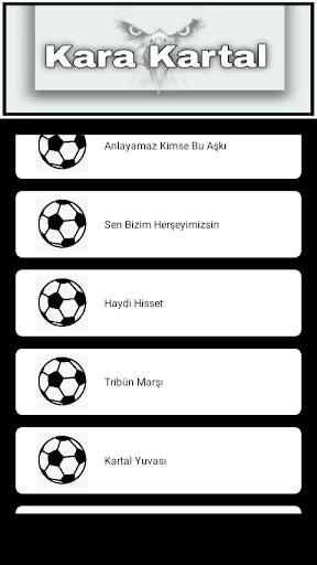 Kara Kartal Marşları ekran görüntüsü