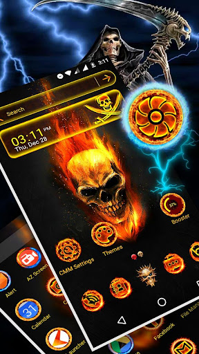 Skull Launcher Theme ekran görüntüsü