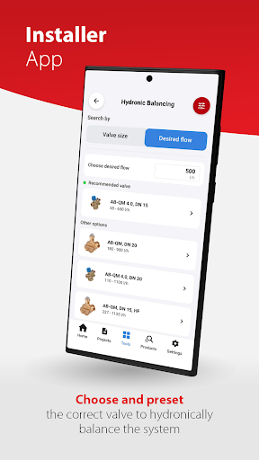Installer App ekran görüntüsü