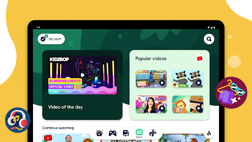 Google Kids Space ekran görüntüsü