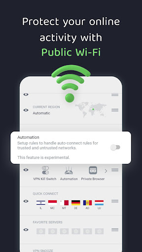 Private Internet Access VPN ekran görüntüsü