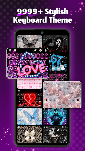 Neon Love Tema ekran görüntüsü