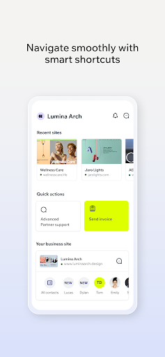 Wix Studio ekran görüntüsü